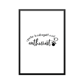 Plakat: 'I prefer to call...