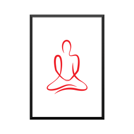 Plakat: Yoga,  Baddha...