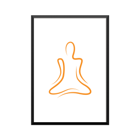 Plakat: Yoga,  Padmusana,...