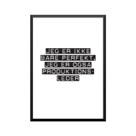 Plakat: Produktionsleder