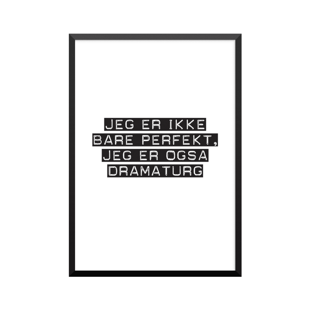 Plakat: Dramaturg