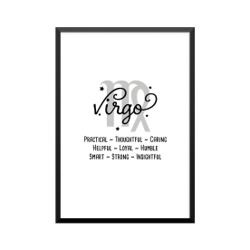 Plakat: Stjernetegn Virgo...