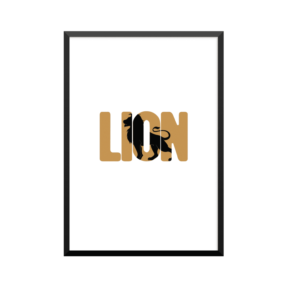 Plakat: 'LION'