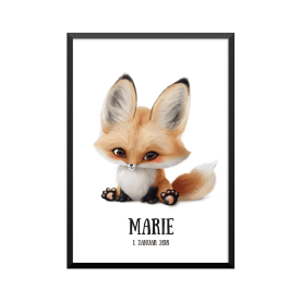 Plakat: Baby ræv,...