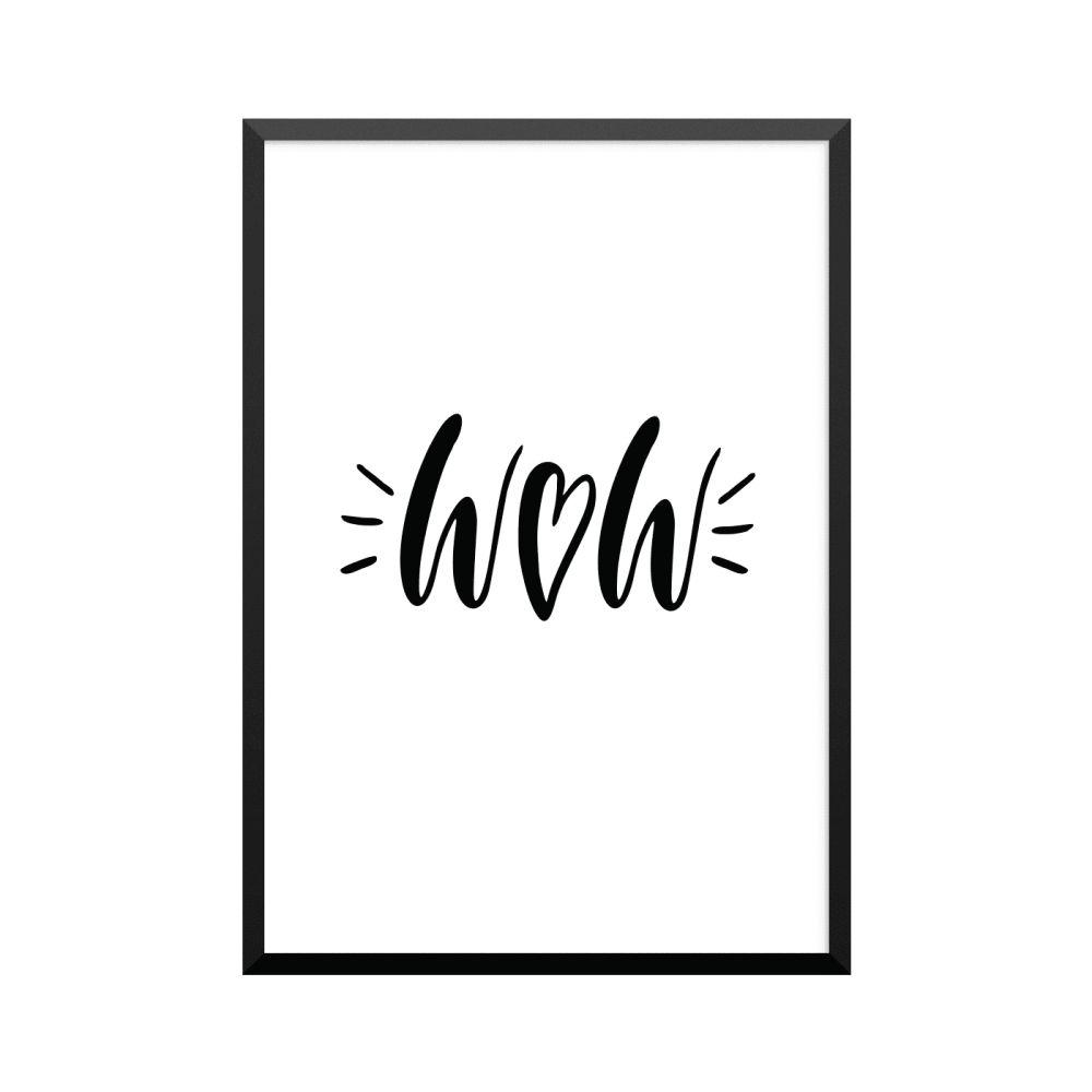 Plakat: 'WOW'