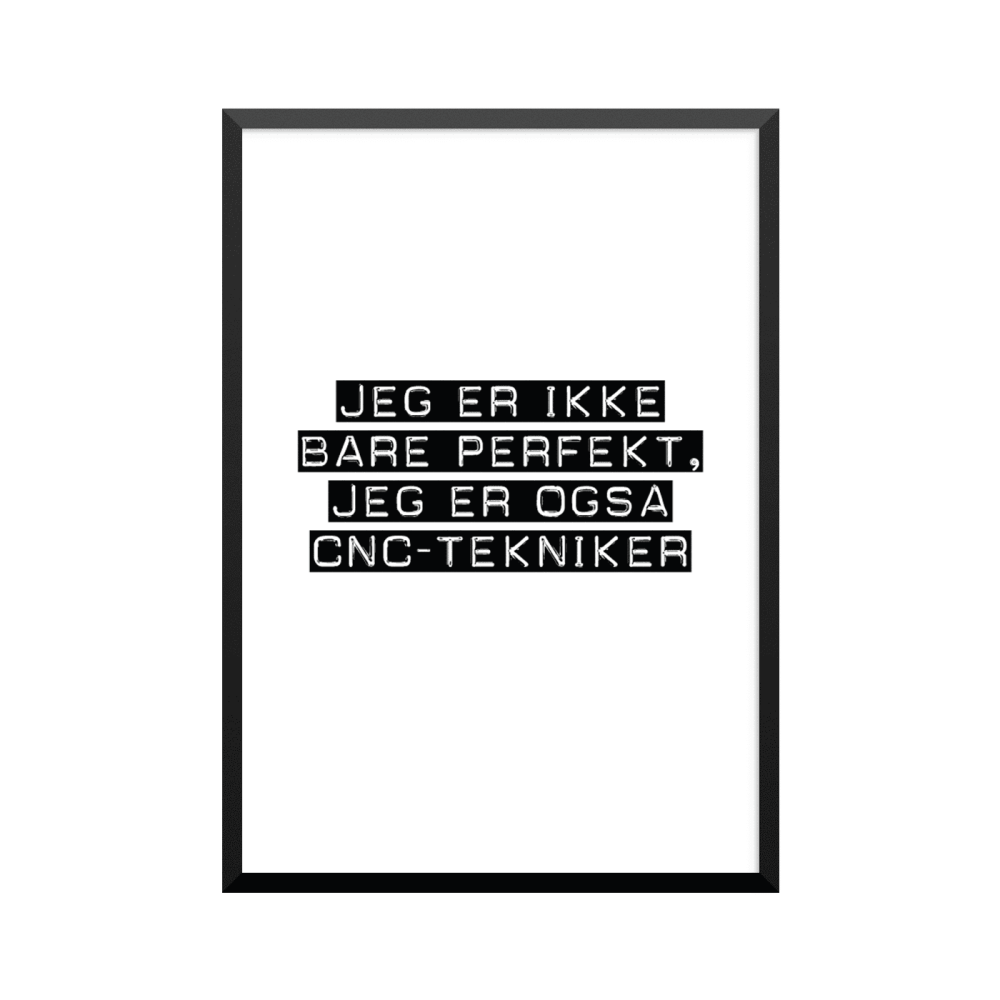 Plakat: Cnc-tekniker