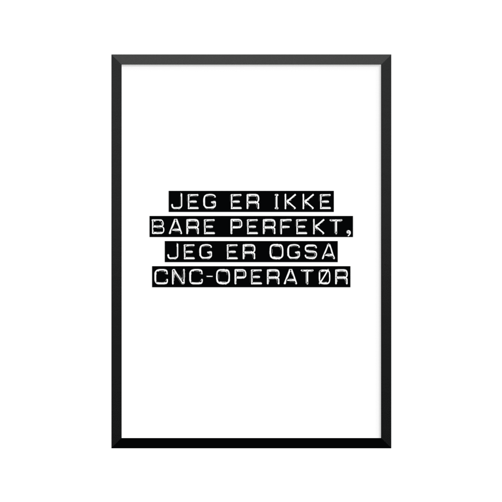 Plakat: Cnc-operatør