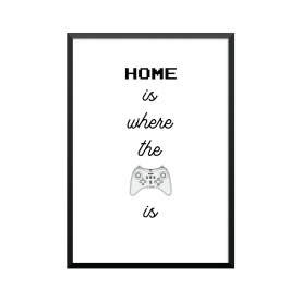 Plakat: 'HOME is where the...