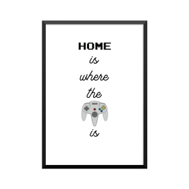 Plakat: 'HOME is where the...