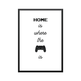 Plakat: 'HOME is where the...