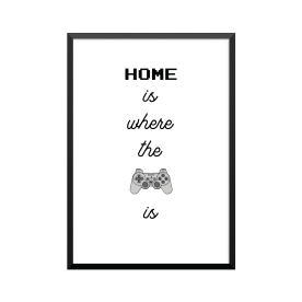Plakat: 'HOME is where the...