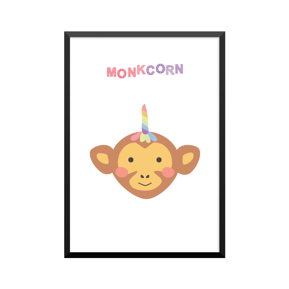 Plakat: 'MONKCORN'