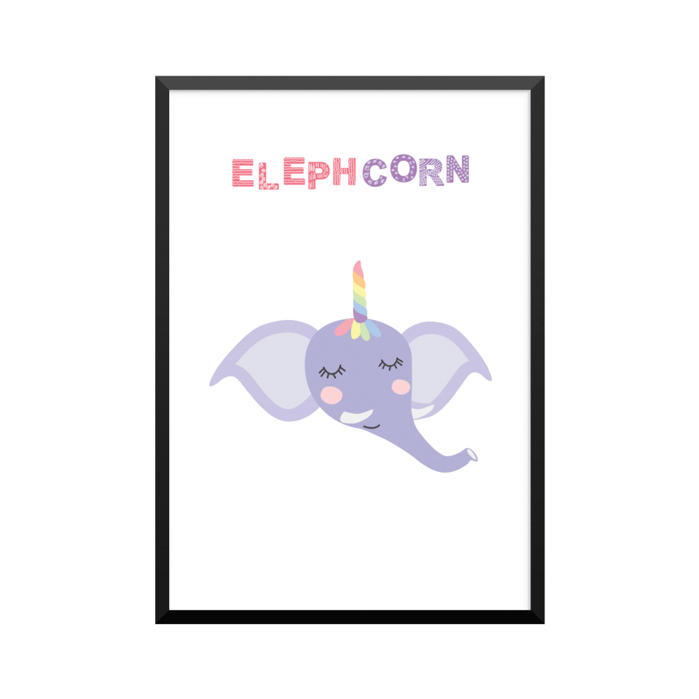 Plakat: 'ELEPHCORN'
