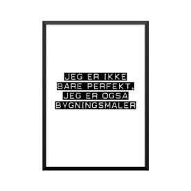 Plakat: Bygningsmaler