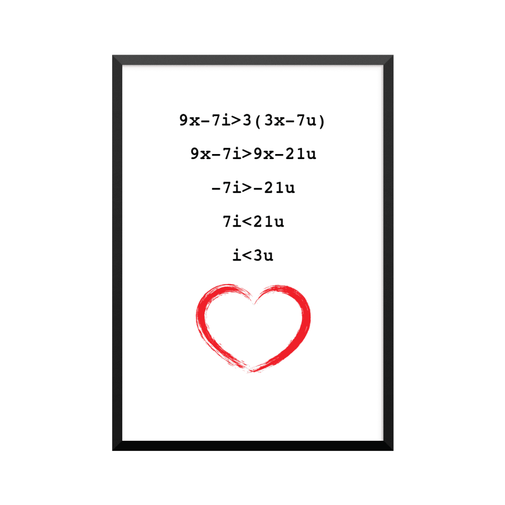Plakat: 'iloveu'