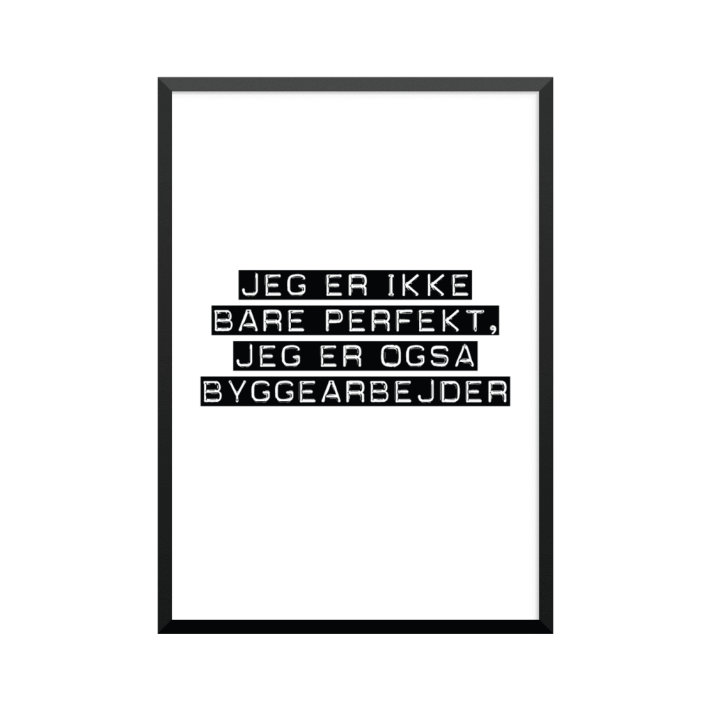 Plakat: Byggearbejder
