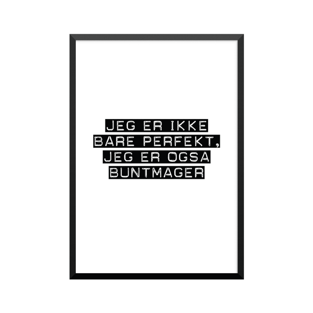 Plakat: Buntmager