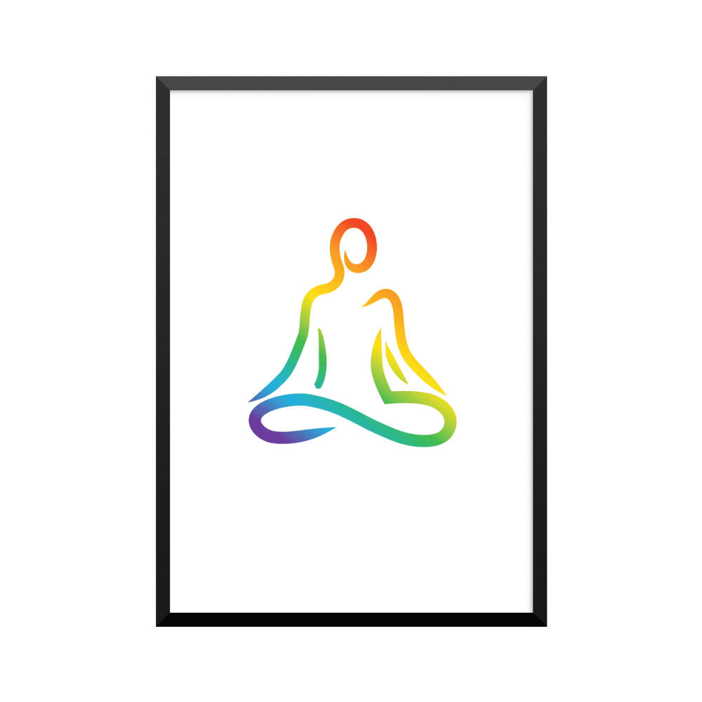 Plakat: Yoga,  Meditation, multifarvet