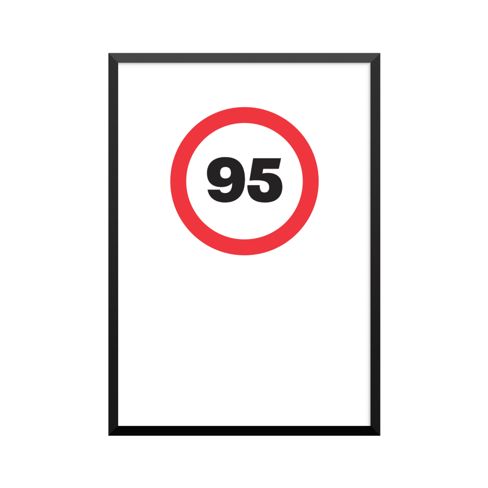 Plakat: '95'