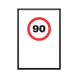 Plakat: '90'