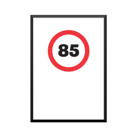 Plakat: '85'
