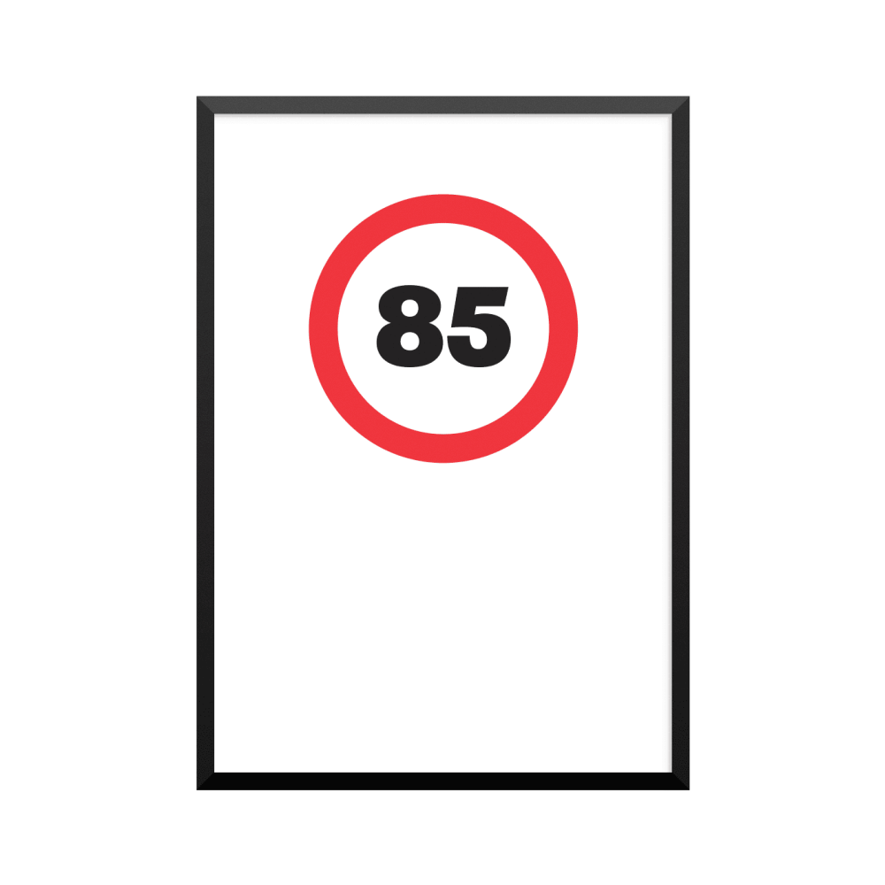 Plakat: '85'