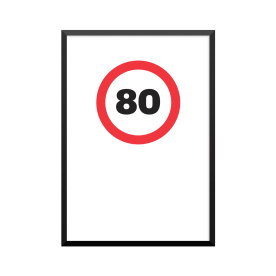 Plakat: '80'