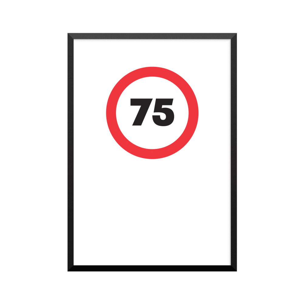 Plakat: '75'