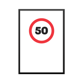 Plakat: '50'