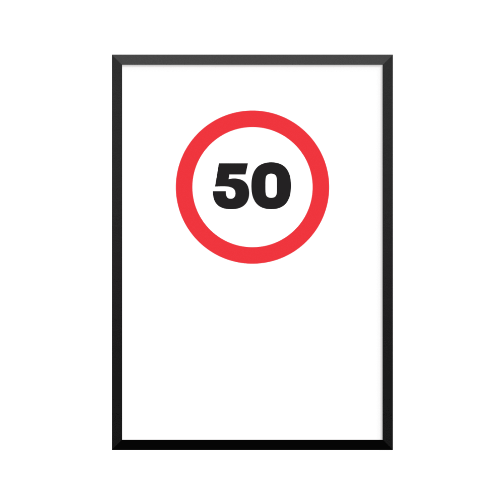 Plakat: '50'