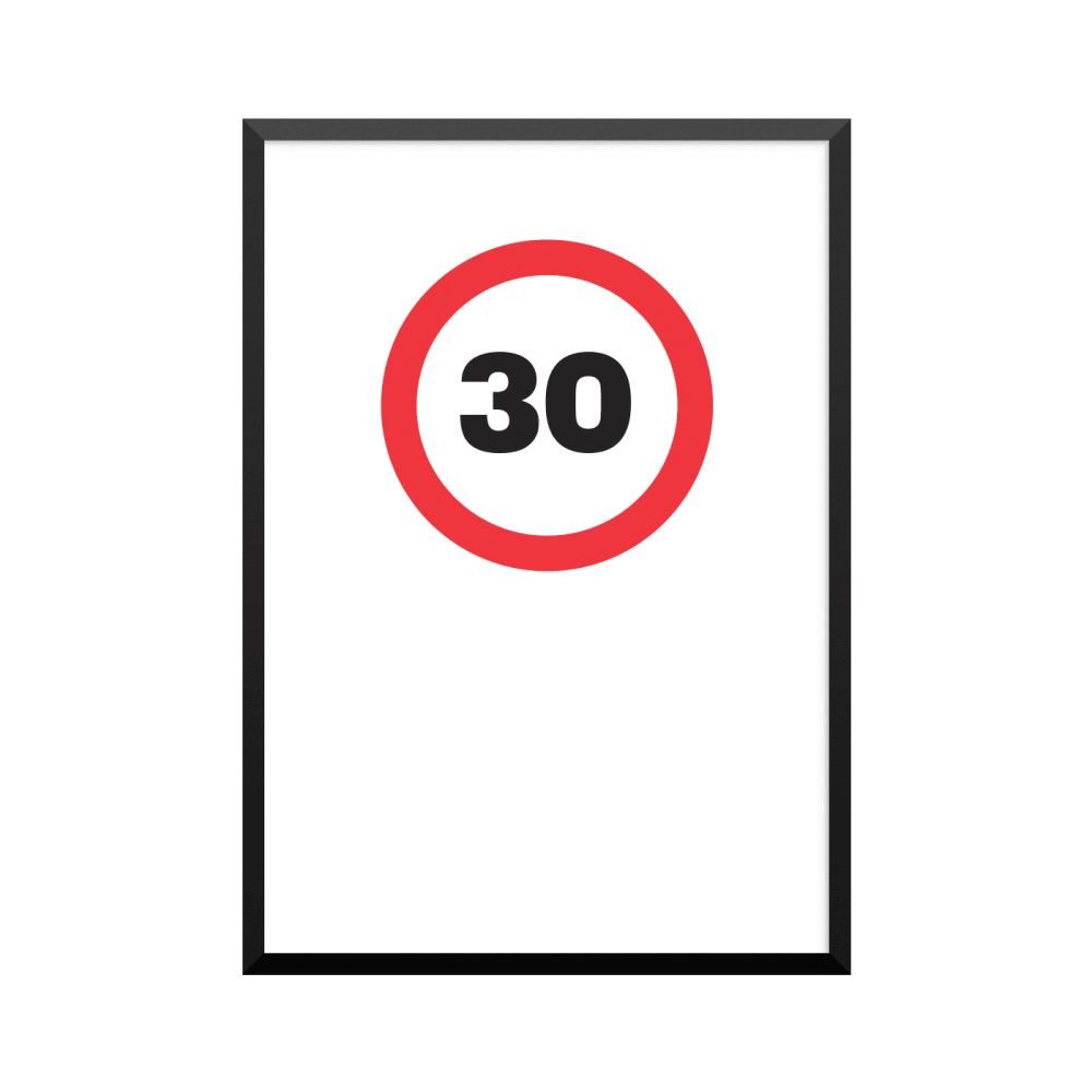 Plakat: '30'