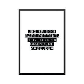 Plakat: Brænderiarbejder