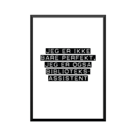 Plakat: Biblioteksassistent