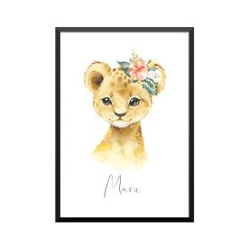 Plakat: Afrikas dyr,...