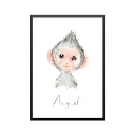 Plakat: Afrikas dyr, abeunge