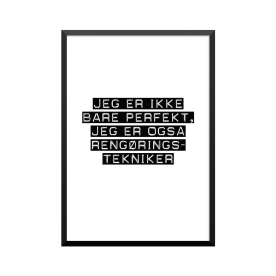 Plakat: Rengøringstekniker