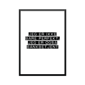 Plakat: Bankbetjent