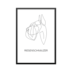 Plakat: 'RIESENSCHNAUZER',...