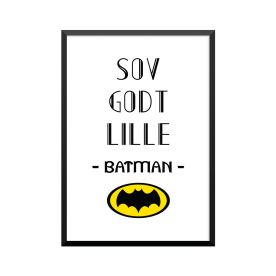 Plakat: 'SOV GODT LILLE...