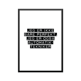 Plakat: Automatiktekniker