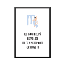 Plakat: 'JEG TROR IKKE PÅ...