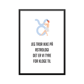 Plakat: 'JEG TROR IKKE PÅ...
