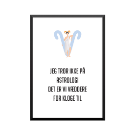 Plakat: 'JEG TROR IKKE PÅ...