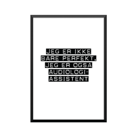 Plakat: Audiologiassistent