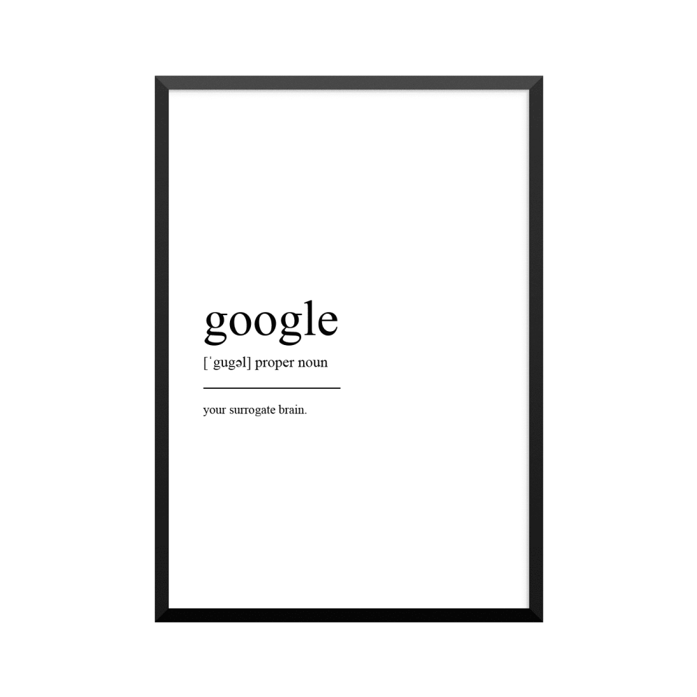 Plakat: Google