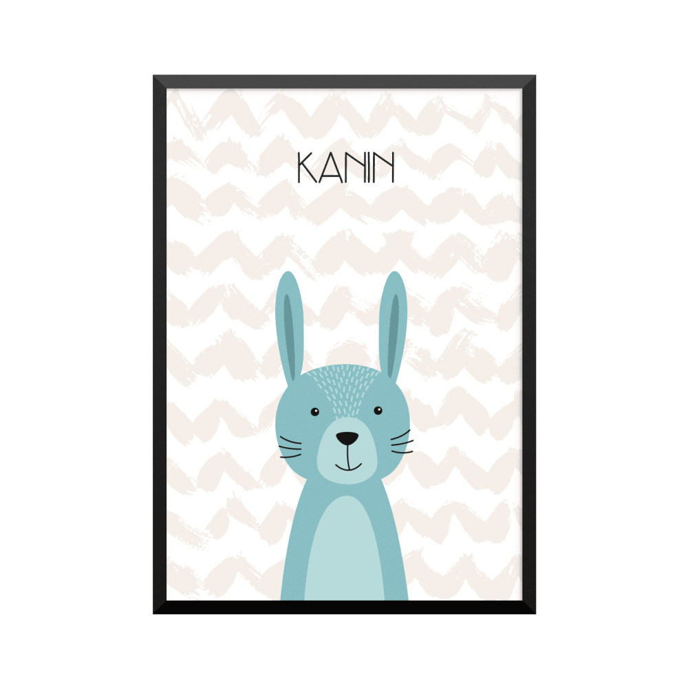 Plakat: Kanin, simpel