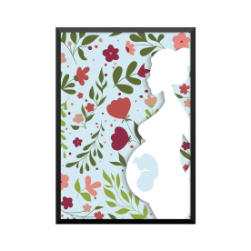 Plakat: Kvinde, gravid i...