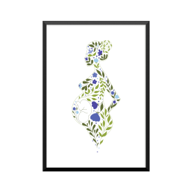 Plakat: Kvinde, gravid i...