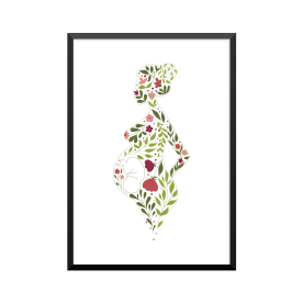 Plakat: Kvinde, gravid i...