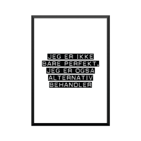 Plakat: Alternativ behandler